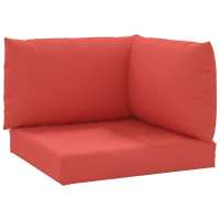 vidaXL Cojines para palés 3 piezas tela Oxford Color Antracita,  Crema,  Rojo y mas Cojín Decorativo de Asiento Cojines de muebles de salon - details 5