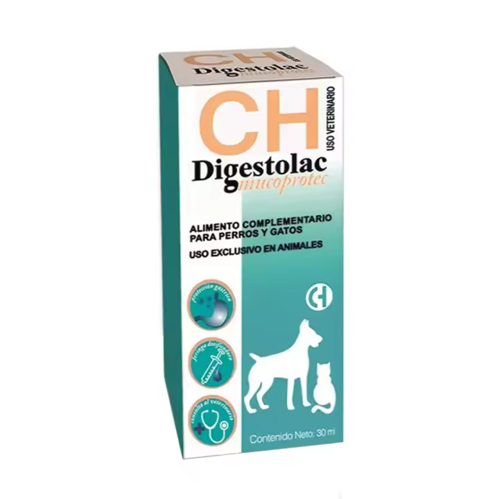 Digestolac mucoprotec 30 ml suplemento para proteger la mucosa gástrica de perros y gatos Chemical Ibérica - 1