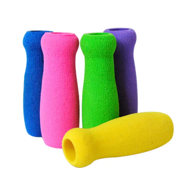 5/10 Piezas De Espuma Para Agarre De Lápiz En Forma De Vaso Color Aleatorio NBR Elástico Para Lápices Móviles Lápices De Madera Y Lápices De Perforación - 1