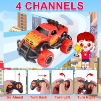 Coche de control remoto para niños, Coche de control remoto para uso interior y exterior - details 2