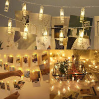 Luces De Cinta LED Con Clips Para Fotos Y Ropa Operadas Por Batería USB Para Decoración De Navidad Y Halloween En El Hogar - details 3