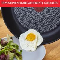 Duetto - Juego de Sartenes de 20/24/28 cm, Apto inducción, antiadherente, revestithiento Titanium, Thermo-signal, sin PFOA, Apto lavavajillas y Horno, inoxidable Maple - details 2