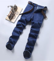Nuevos 2024 Pantalones De Jean Elásticos Clásicos Para Hombre En Negro Y Azul Estilo Casual Slim Brand Denim Trajes De Negocios - details 14