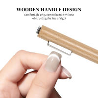 Herramienta De Arte De Uñas 3 En 1 Multifuncional Con Ojo De Gatito Fuerte Mango De Madera Cilíndrico UV Gel Doble Cabeza Magnética - details 1