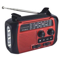 Radio con manivela de carga solar para exteriores - details 0