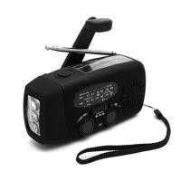 Radio de carretera con cargador solar y manta de emergencia / Radio de emergencia y banco de energía Solo radio de carretera negra - details 1