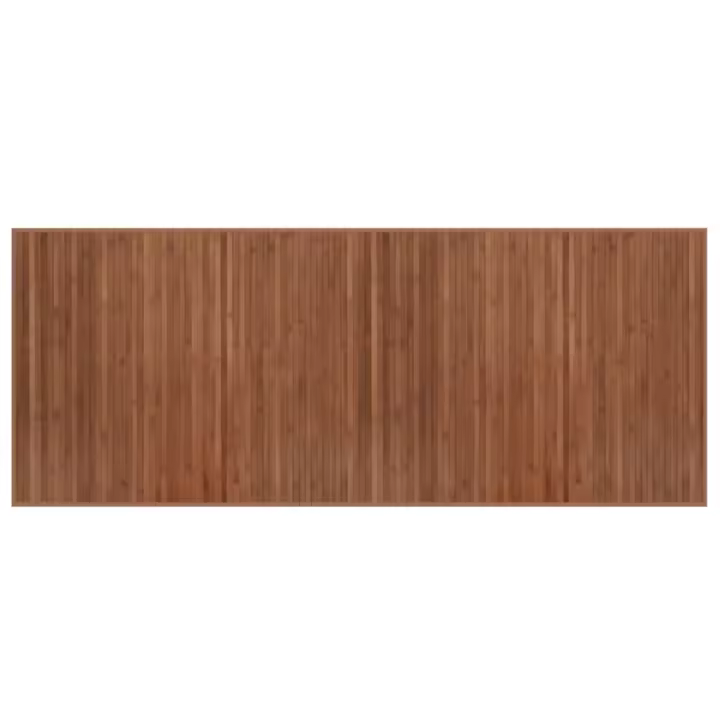 vidaXL Alfombra rectangular bambú 80x200 cm Color Negro,  Natural,  Marrón y mas Alfombras de área  Alfombra de Piso para Sala de Estar Dormitorio Habitación Salón - 1
