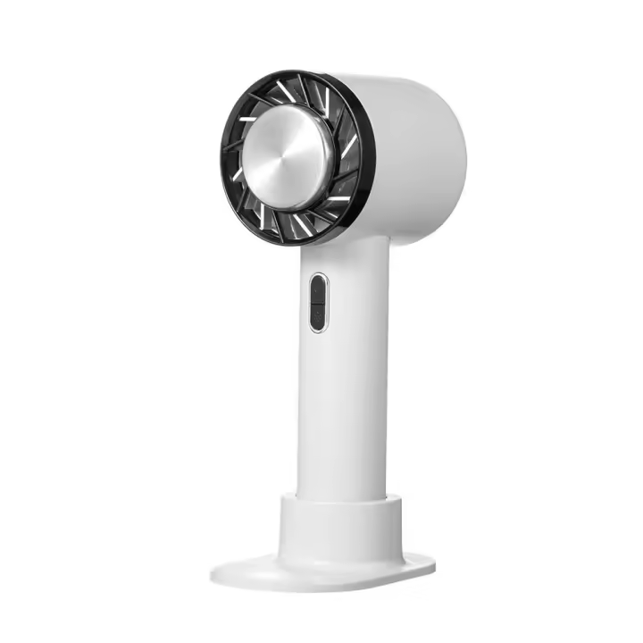 Ventilador de mano portátil, Enfriador de aire para exteriores, refrigeración de semiconductores, badería mAh de 2200, recargable por USB - 1