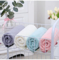 CALIYI 3PCS Toallas De Cara De Veludo Coral 60cmx30cm Absorbentes Y Suaves Para Baño Maquillaje Y Cuidado Facial Herramientas De Toalla - details 4