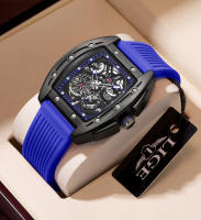 Reloj Mécanico LIGE Para Hombre Reloj De Pulsera De Lujo Negocios Cuadrado Correa De Silicona Resistente Al Agua 50M Moda Reloj Masculino Automático - details 12