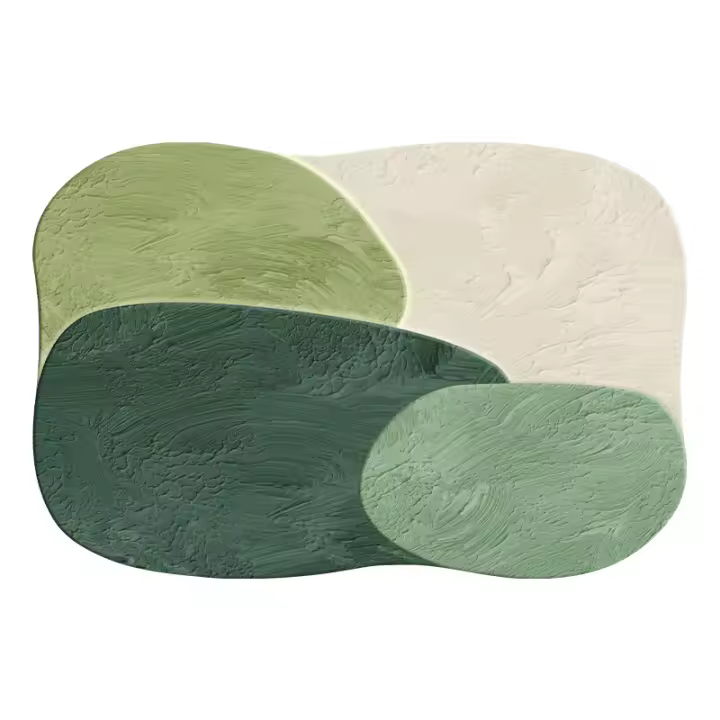 VIKAMA Alfombra De Baño Estilo Fresco Forma Especial Absorción De Agua Rápida No Eslipiente Decoración Del Hogar Material De Diatomeas - 1