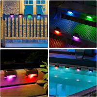 24PCS Luces Solares Para Jardín IP65 Impermeables Luz LED De Energía Solar Para Paredes De Escaleras Pasos Valla Patio Camino - details 1