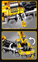 Juguete De Construcción Para Niños Camión Grúa De Ingeniería Urbana 701800 Educación Científica Y Tecnológica Bloques Compatible Con Lego ABS Sin Batería Edad Recomendada 6-18 Años - details 2