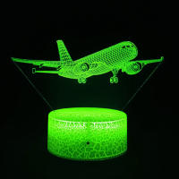 Lámpara De Noche De Avión 3D Iluminación LED Táctil USB Decoración Para Habitación Regalo De Cumpleaños Y Navidad Para Niños Boys - details 9