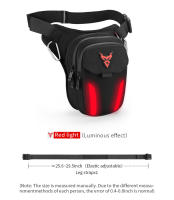 Bolsa De Pierna Para Motocicleta Impermeable Con Luz LED Bolsa De Cintura Para Motocicleta Y Bicicleta Deporte Al Aire Libre Bolsa Transversal Para Móvil - details 20