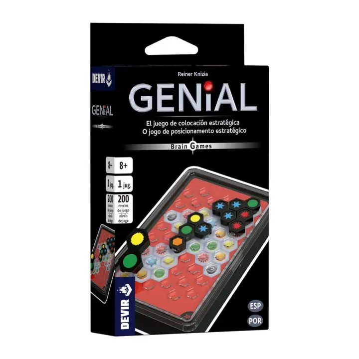 Genial Brain Game, ¡resuelve los 200 niveles! Editado por Devir - 1