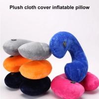Almohada De Cuello U Inflable De Espuma De Memoria Para Alivio De Fatiga Ideal Para Viajes Y Descanso Cabeza Soporte Cómodo Almohadón - details 3
