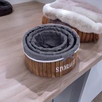 Cestas de Almacenamiento Multiusos, Bandeja organizadora de Valet, Cajas de Almacenamiento para cajones de Escritorio, Aula, hogar y Cocina, 3 uds. - details 2