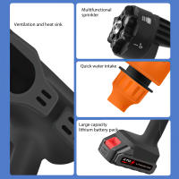 30bar Hidrolimpiadora Inalámbrica Portátil para Coche y Jardín, con Pistola 6en1, Espumador, 5m Manguera, 2xBaterías 1300mAh, para batería Makita de 18V - details 1