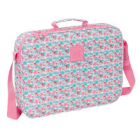 CARTERA EXTRAESCOLARES MOOS FLORES 38x28x6CM, safta, maletin infantil, maletin portatil, - details 0