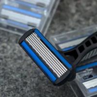 Afeitadora Clásica De Acero Inoxidable Con 6 Capas Para Hombres Afeitadora Desmontable Y Reutilizable Herramienta De Cuidado Personal - details 4