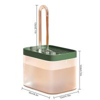 Fuente DE AGUA DE 1.5L Automat para el gato y el perro, dispensador del agua, cuenco de consumición del animal doméstico, nuevo verde - details 1