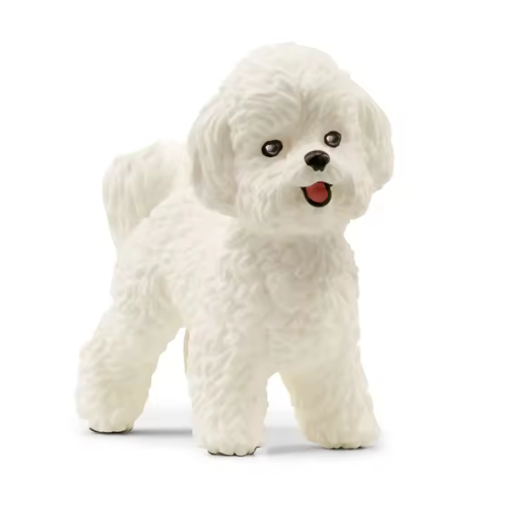 Schleich Bichón Frisé Perro Mimoso Esponjoso y Cariñoso - Correpasillos - 1