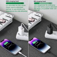 FGNS. Enchufe de Cargador rápido USB C de 20W, Adaptador USB C+USB A PD&QC 3.0 Cargador de Pared de Carga para i Phone 15 14 13,12, Pro, MAX, 11, XS,8 Plus, Pad, Samsung Galaxy S21, S20, Honor, Huawei, xiaomi - details 0