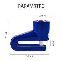 Cerradura De Freno De Disco Antirrobo Para Motocicleta Seguridad Antirrobo Accesorios De Motocicleta Protección Contra Robos - details 0