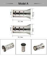 Silenciador De Motocicleta Universal Removible 50.8mm 60mm Con DB Killer Material De Acero Inoxidable Para Escape De Moto - details 2
