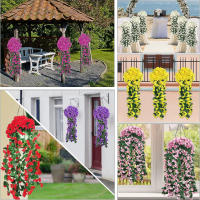 1PC Vinatera Artificial De Rosas Largas Para Decoración De Jardín Casa Bodas Fiesta Fotografía Y Celebraciones De Navidad - details 11