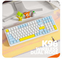 Teclado Mecánico ZIYOULANG K96 Con 100 Teclas Switch Rojo Modo Dual Inalámbrico BT5.0/2.4G Interfaz USB Para Laptop Computadora 98 Layout Hot Swap - details 11