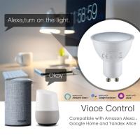Bombilla LED Inteligente Tuya GU10 WIFI RGB CW Blanca 5W Dimmer Control Remoto Con App Smart Life Compatible Con Alexa Google Para El Hogar - details 1