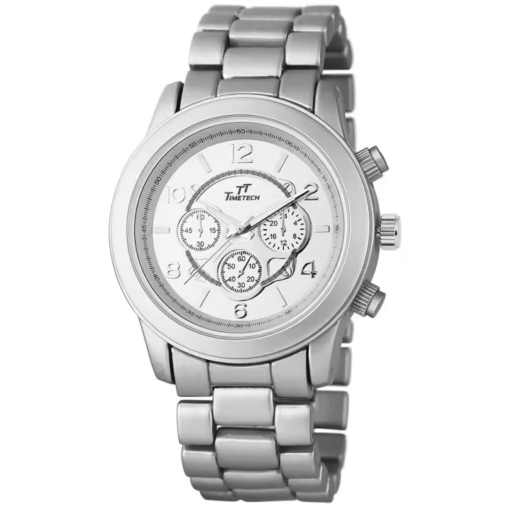 TimeTech ® Reloj Hombre com Bracelete em Metal - 1