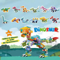Juego De Bloques De Construcción Dinosaurio 12 En 1 Para Niños Y Niñas Set De Mini Animales Educativos STEM Montessori Para Edad Superior a 6 Años - details 5
