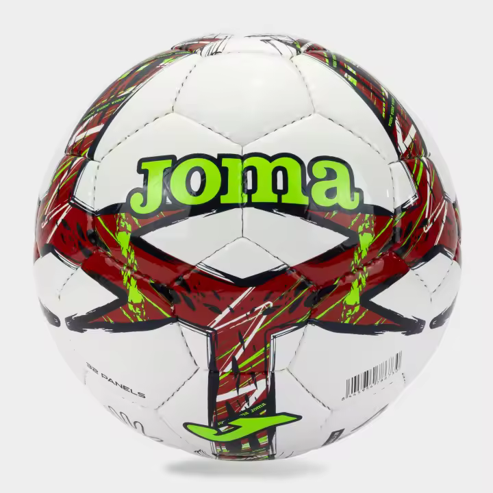 Balón Fútbol Joma Dali III 401412 Rojo Verde Flúor 206 Talla 3 - 1