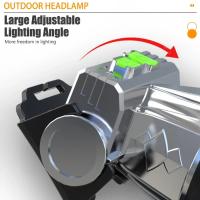 Linterna Frontal LED De Navegación Acuática Con Cinco Cabezas Fuertes Resistente Al Agua Recargable Por USB Ultra Brillante Para Pesca Y Exteriores - details 4