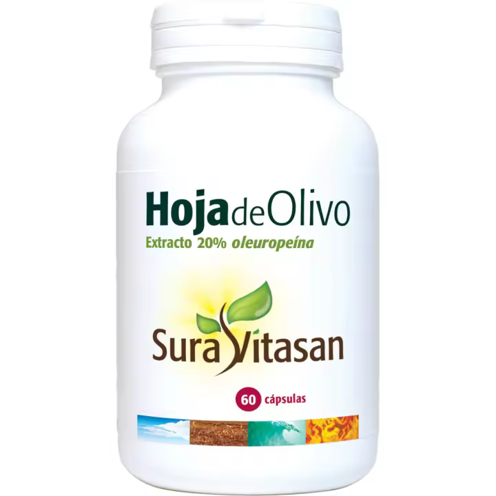Hoja de Olivo 60 cápsulas  Sura Vitasan - 1