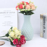 Bouquet De 1 Vaso De Hiedra Artificial Con 5 Cabezas De Algodón Decoración De Hogar Y Boda Falsa Lujo Para Interior Y Exterior - details 17
