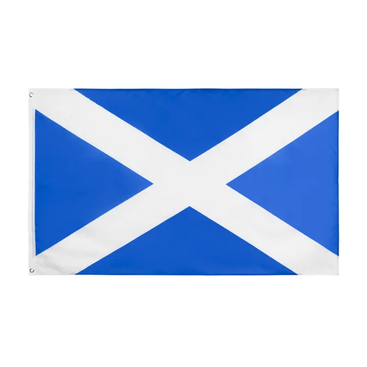 Bandeera De Escocia 90x150 CM Para Decoración Material Poliéster Estilo Colgante Personalizable Sin Químicos Originales De China - 1