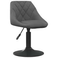 vidaXL Silla de comedor de terciopelo verde claro en color Gris claro/Gris oscuro/Negro | cómodas modernas ergonómicas para comedor cocina salón hogar - details 1
