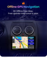 AWESAFE inalámbrico CarPlay Android Auto Radio para Nissan Qashqai J10 2006 2007 2008 2009 2010 2011 2012 2013 coche reproductor multimedia GPS 2 din autoradio volante controles RDS Bluetooth - details 11