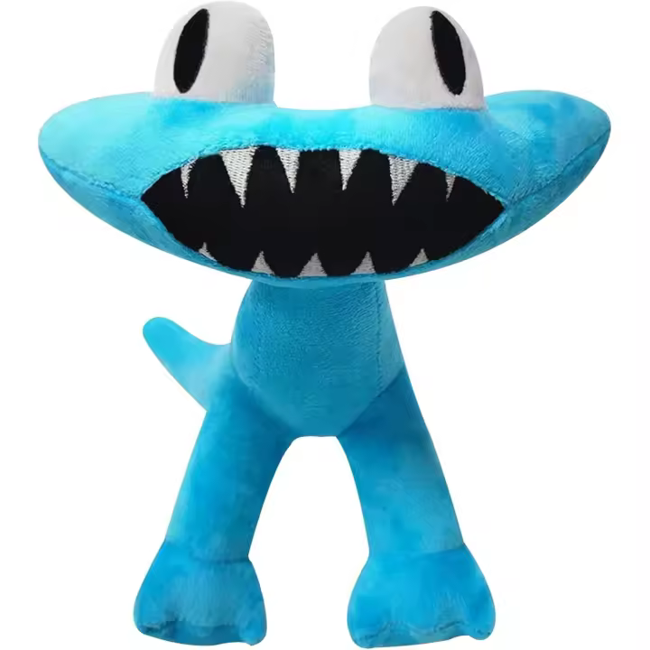 Amigos del arcoíris de peluche, capítulo 2, cian y amarillo, peluche suave de amigo del arcoíris, juguete de peluche lindo y divertido, regalo para niñas, niños, niños, perfecto para jugar - 1