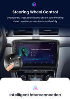 Junsun Radio Coche para Skoda Superb 2 2008  2009 2010 2011 2012 2013 2014 2015 Inalámbrico CarPlay Android Auto AI Voice 2 din Pantalla Coche Android Auto Multimedia Navegación GPS Auto radio - details 10