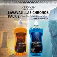 Lavavajillas manual CHRONOS pack de 2 unidades canela-ártico aromas igual o combinados 750 ml + 750 ml de Laboncler - details 0