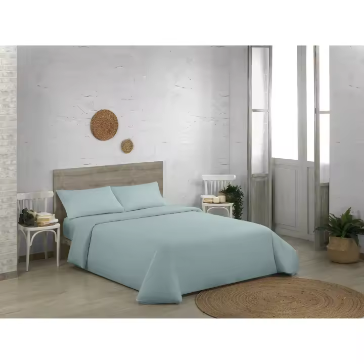 Funda nórdica de algodón orgánico color hielo. Cama de 90 cm. - Fijalo - 1