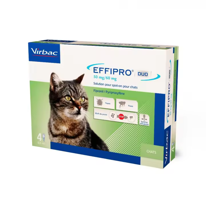 EFFIPRO DUO GATOS 50/60mg 1-6kg (4 pip) - 1