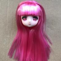 Muñeca De Juguete DIY Con Cabeza De Muñeca De Anime Larga Y Colorida Ojos Estelares Para Niñas Regalo De Vestir Muñeca De 1/6 - details 0