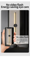 Lámpara De Pared Moderna LED Negra En Forma De I Iluminación Interior Para Dormitorio Sala De Estar Pasillo Decoración De Hogar Incluye Bombillas - details 7