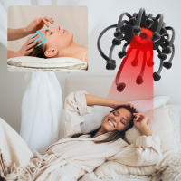Masajeador Eléctrico De Cabeza KTS Octopus 20 Contratos 5 Modos Masajeador De Escalpelo Con Terapia De Luz Roja 2 Contratos Adicionales - details 6